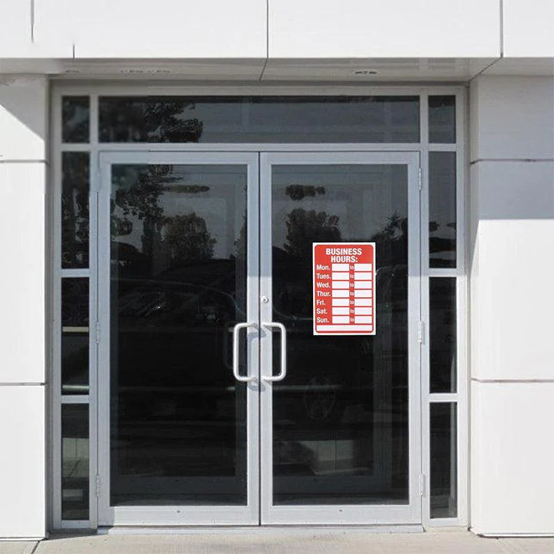 Business Hours Open Close Sign Board Door Hanging