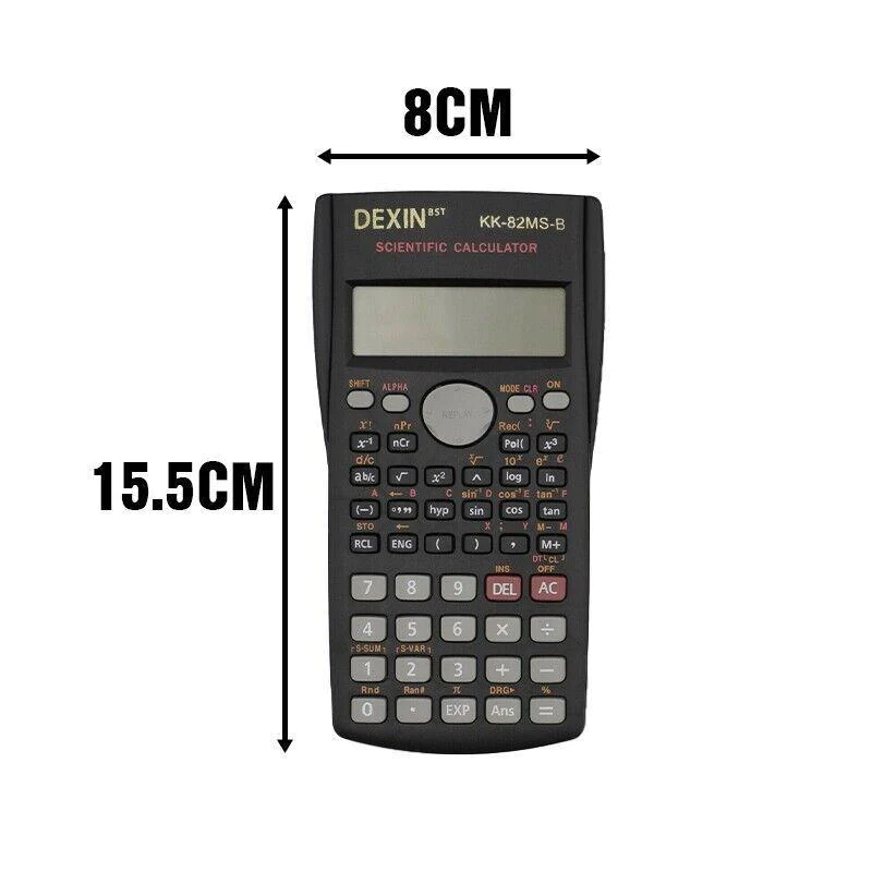Multifunction Scientific Calculator with Dual Display and Auto Power Off