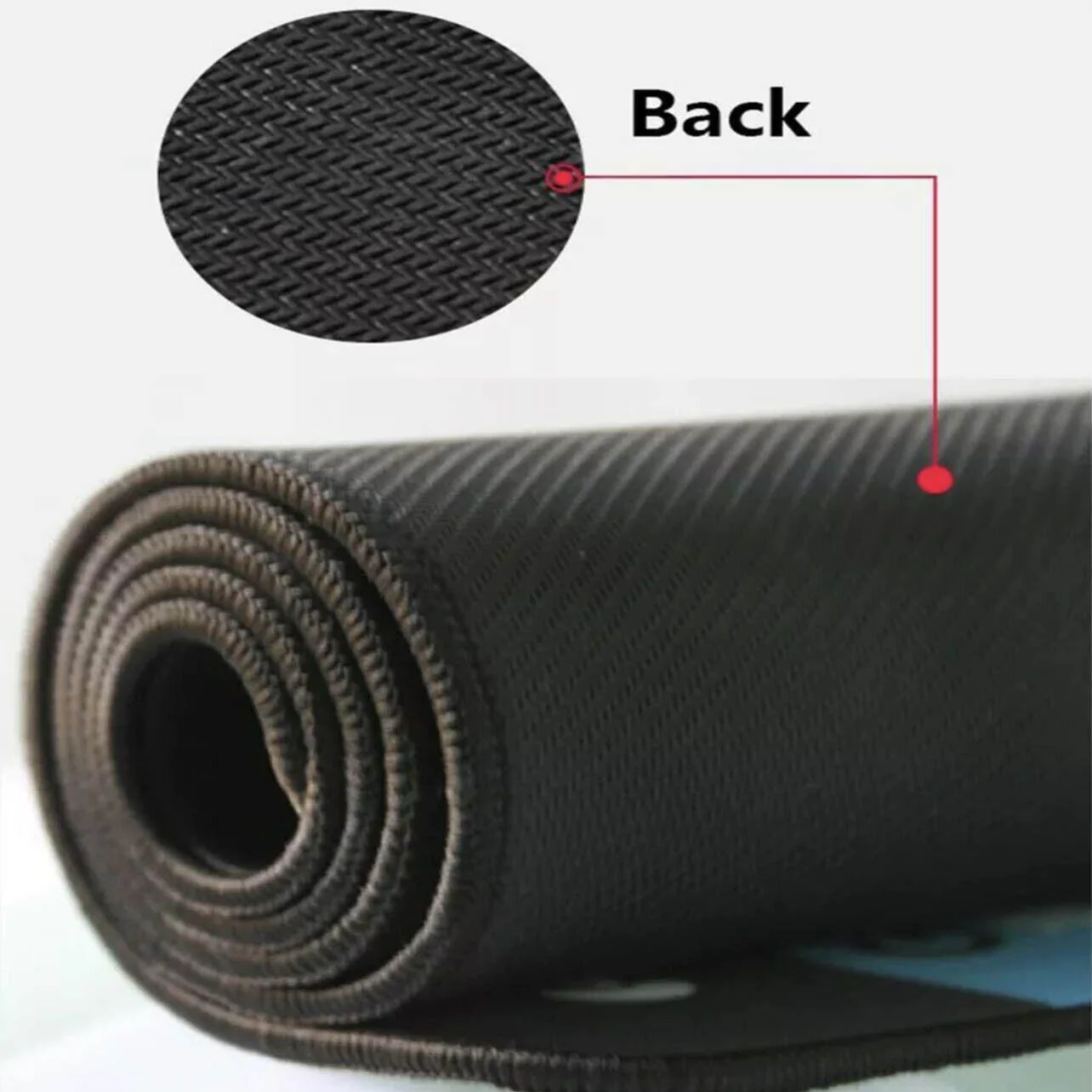 Logitech Gaming Mouse Pad Non-Slip Soft Cloth Black Rubber Base