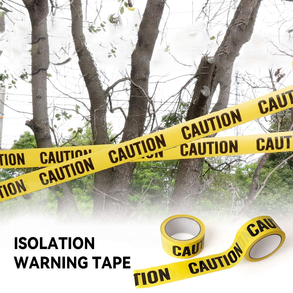5pcs 100m Caution Warning Tape for Safety Barrier
