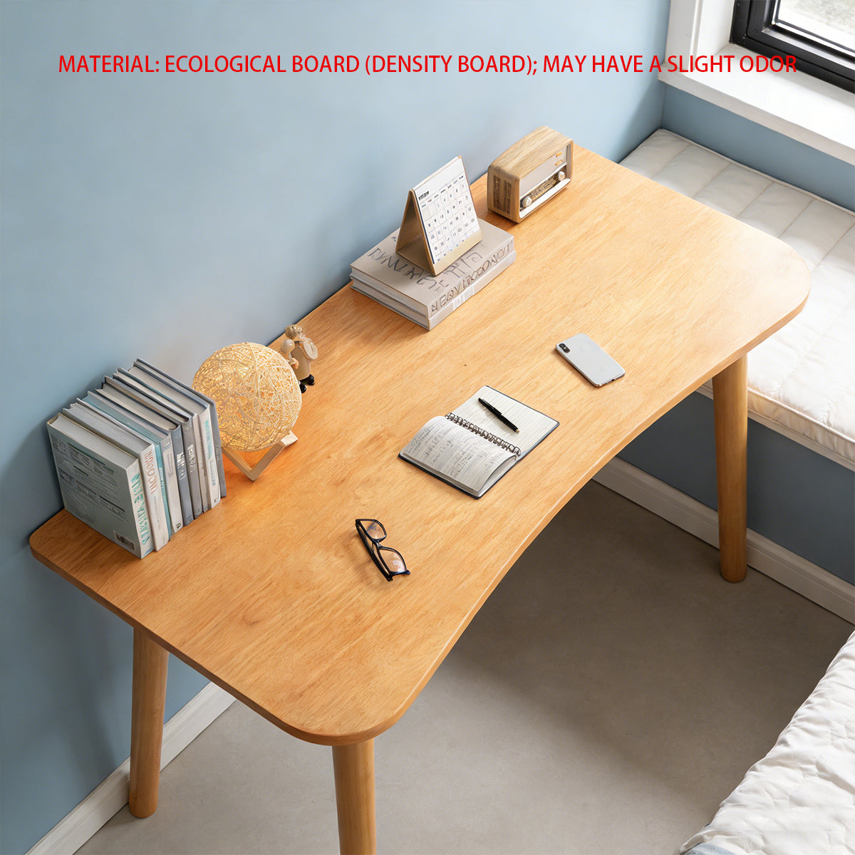 Rectangular Office Desk for Home Study Computer