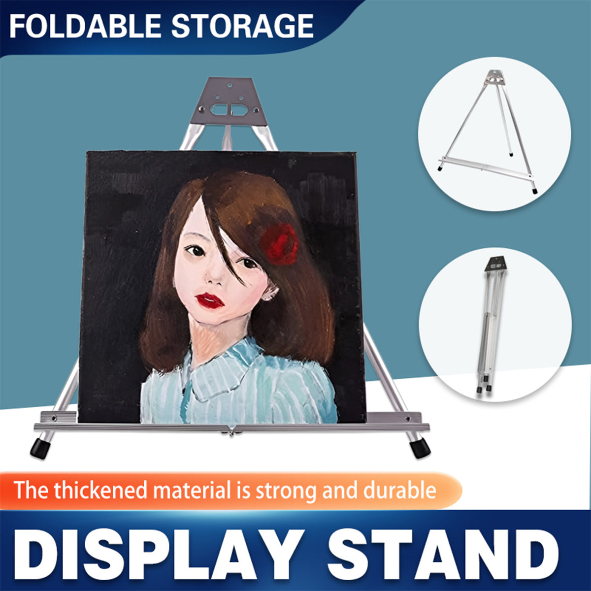 Foldable Aluminum Tabletop Easel Sketch Display Stand