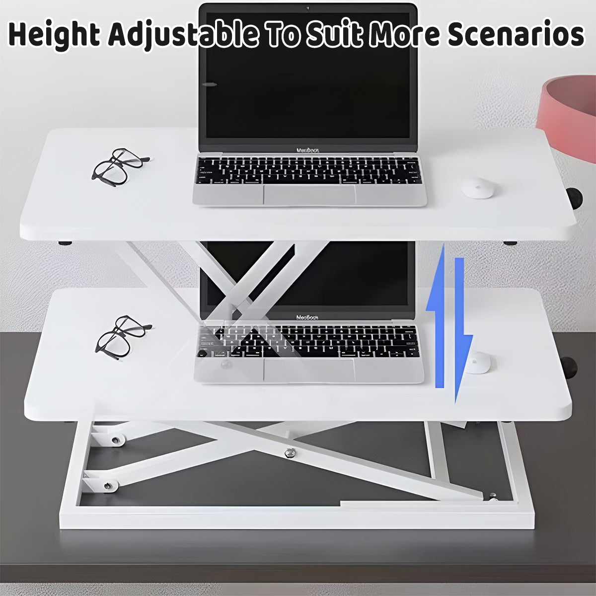 Adjustable Ergonomic Computer Stand for Home Office Desk