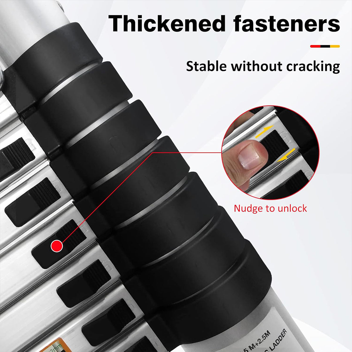 Retractable Aluminium Alloy Ladder 320 / 380 cm