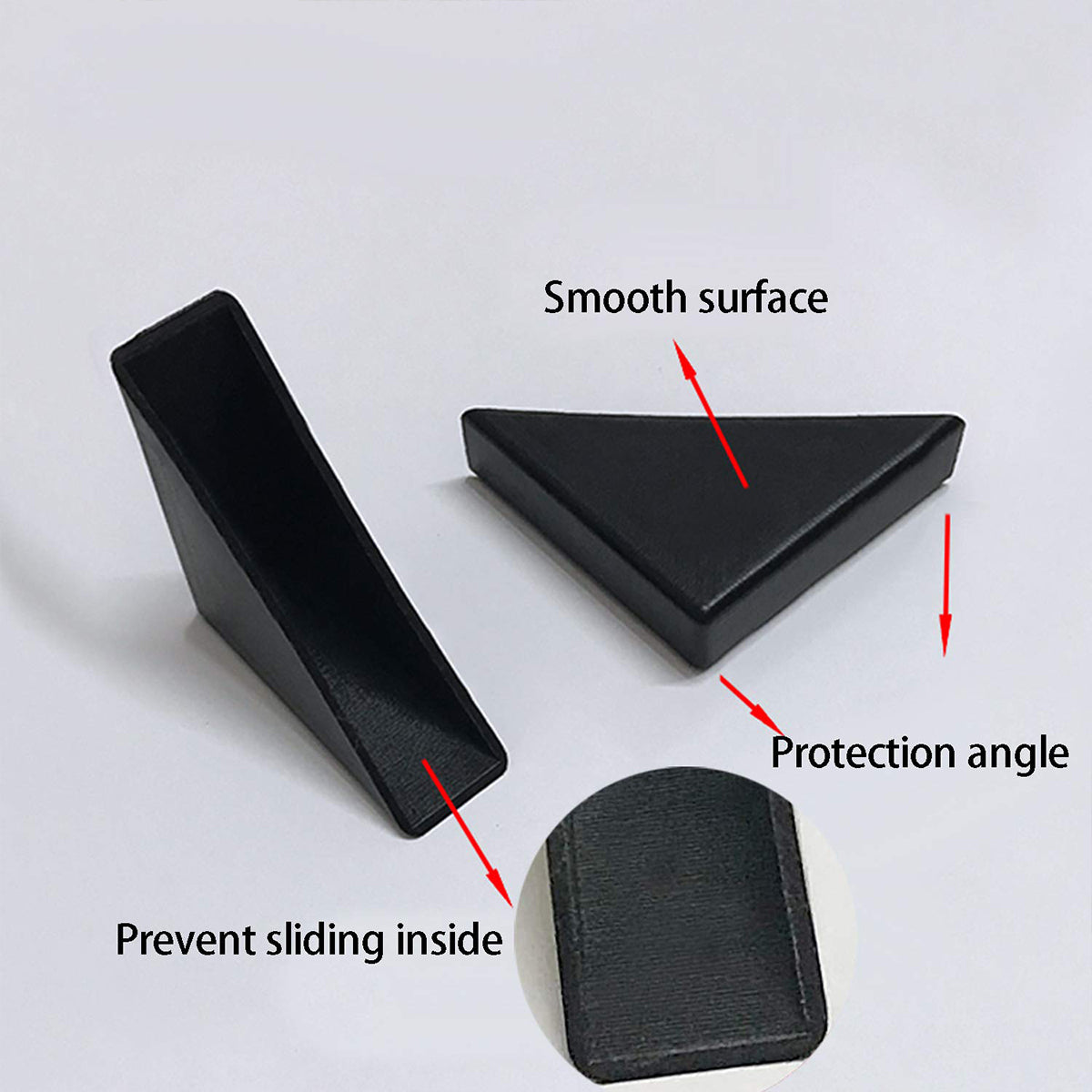 100pcs Triangle Corner Protectors for Glass Edges