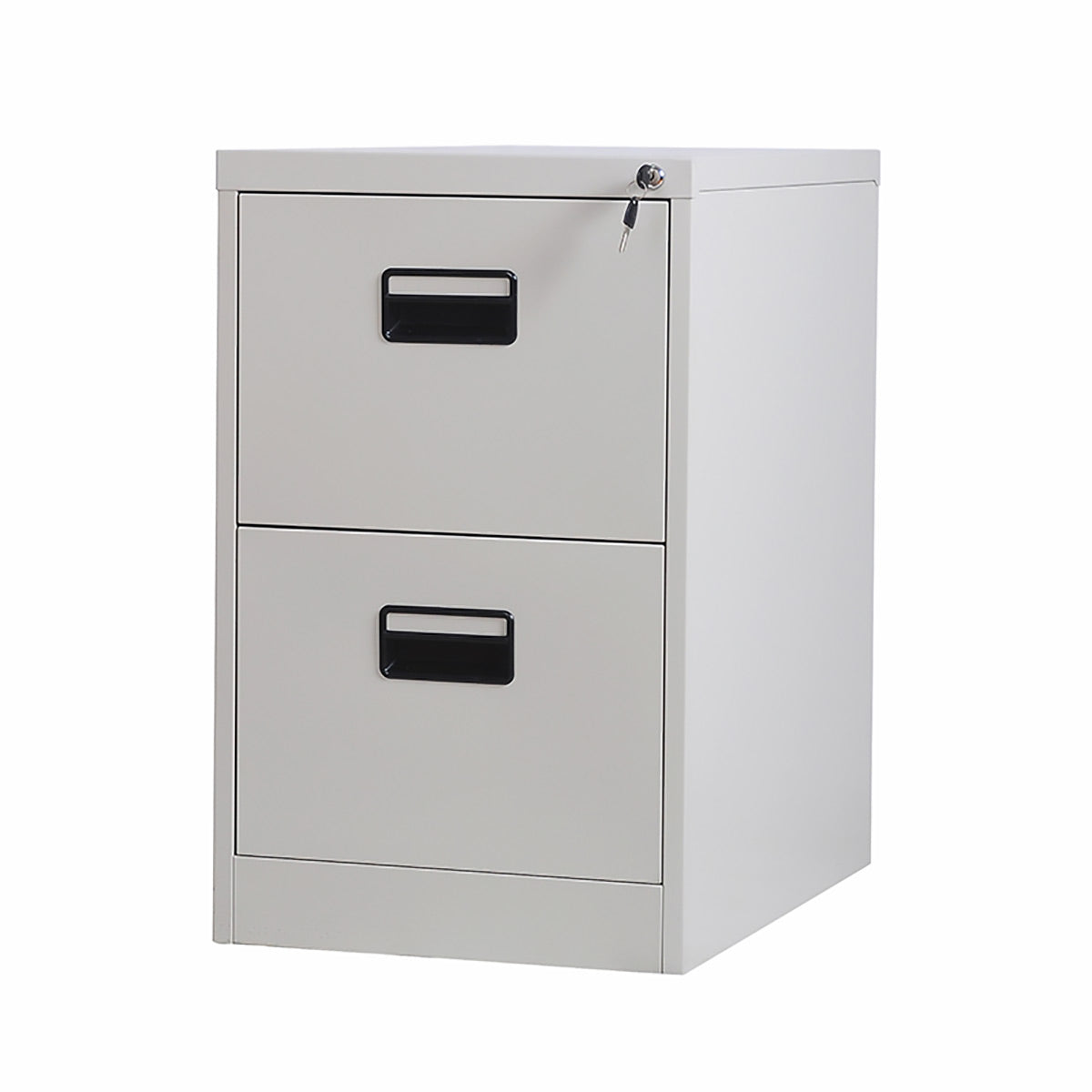 2 Drawer Lockable Steel File Cabinet for Office