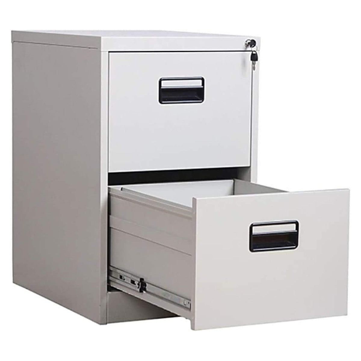 2 Drawer Lockable Steel File Cabinet for Office