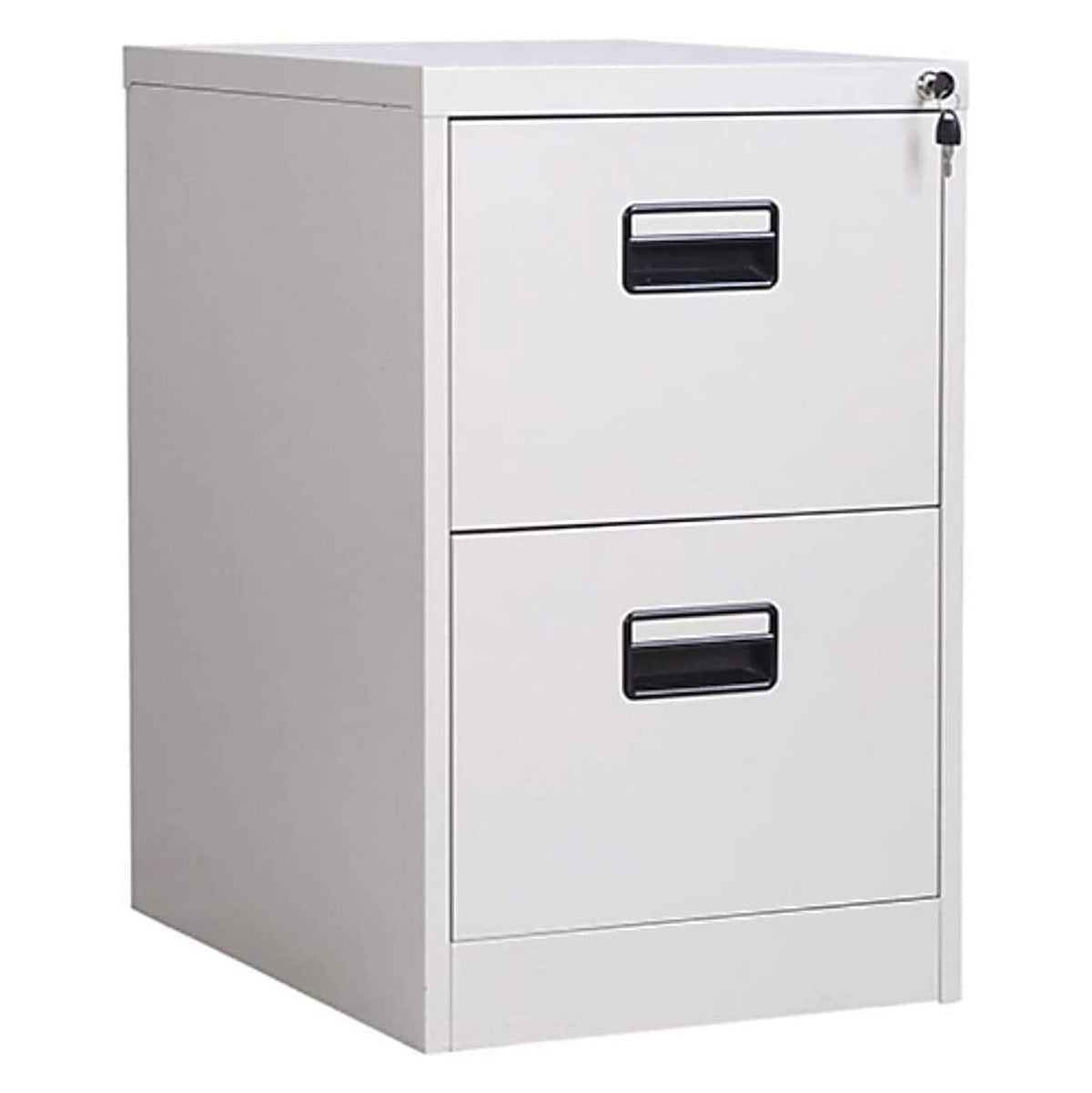 2 Drawer Lockable Steel File Cabinet for Office