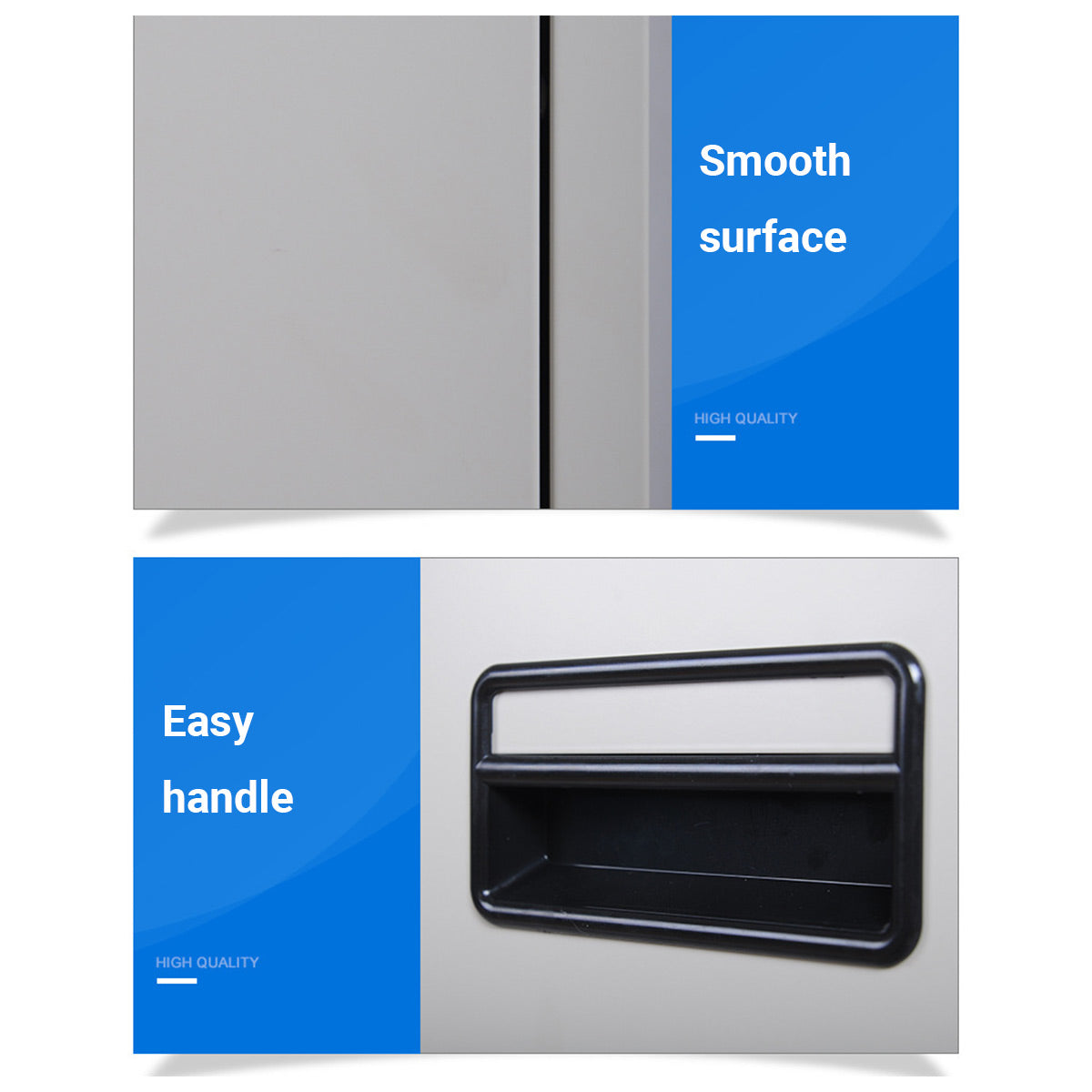 2 Drawer Lockable Steel File Cabinet for Office