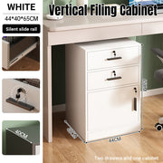 Vertical Steel 2 Drawer Lockable File Cabinet