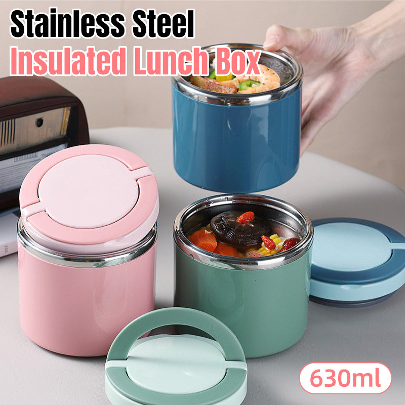 Stainless Steel Insulated Lunch Box Bento Container
