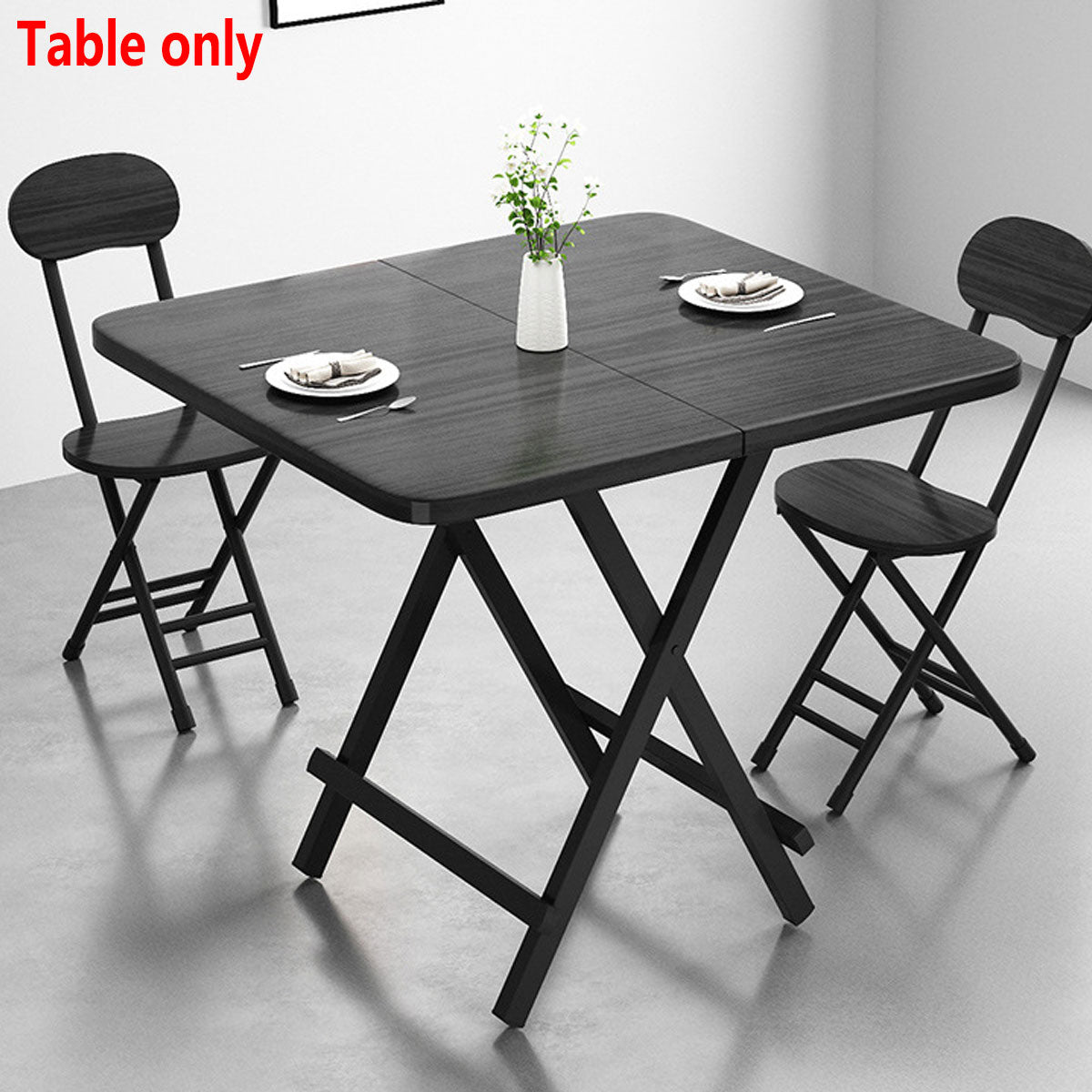 Folding Dining Table Portable Space Saving Compact Household Design