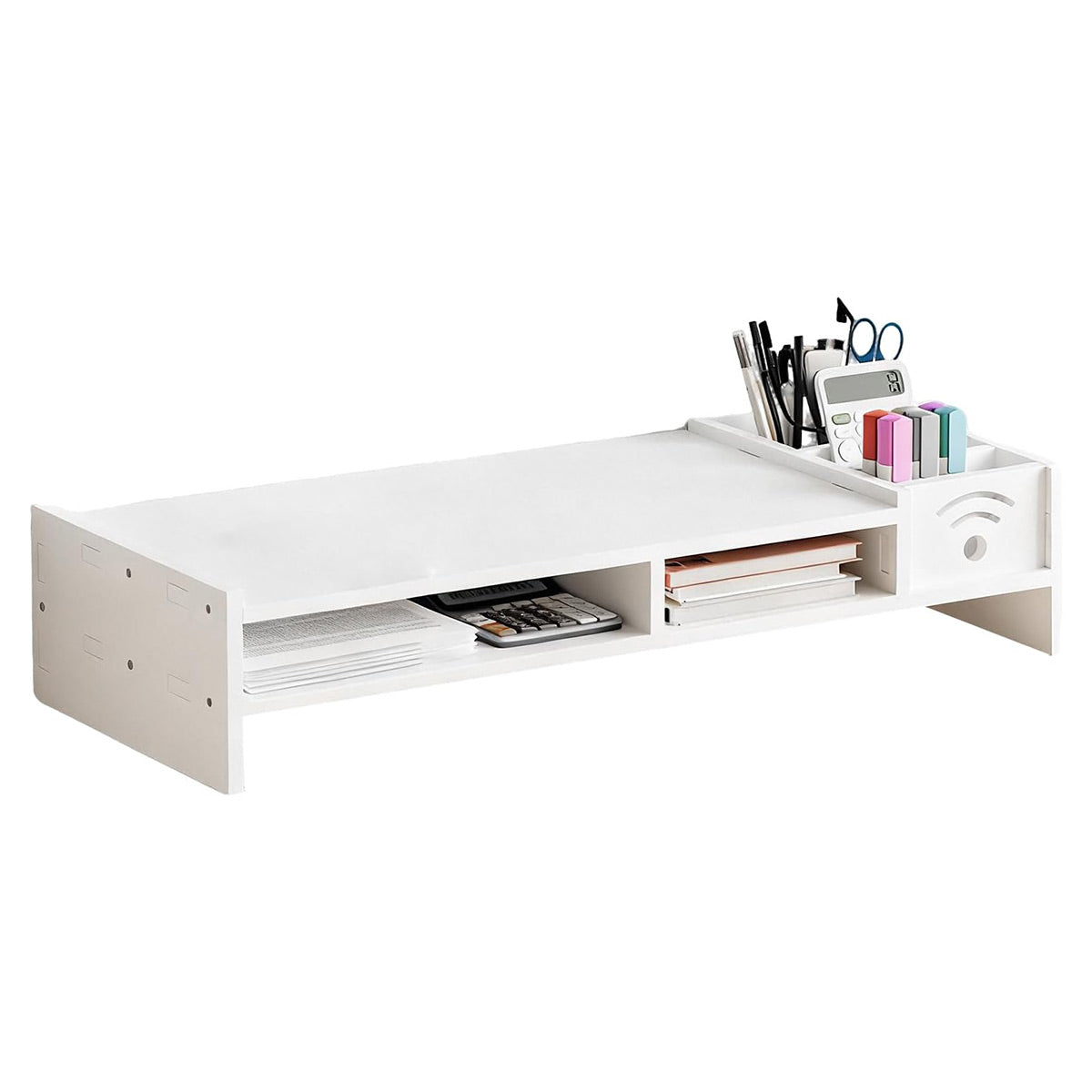 Multi-Function Monitor Riser Stand for Desk