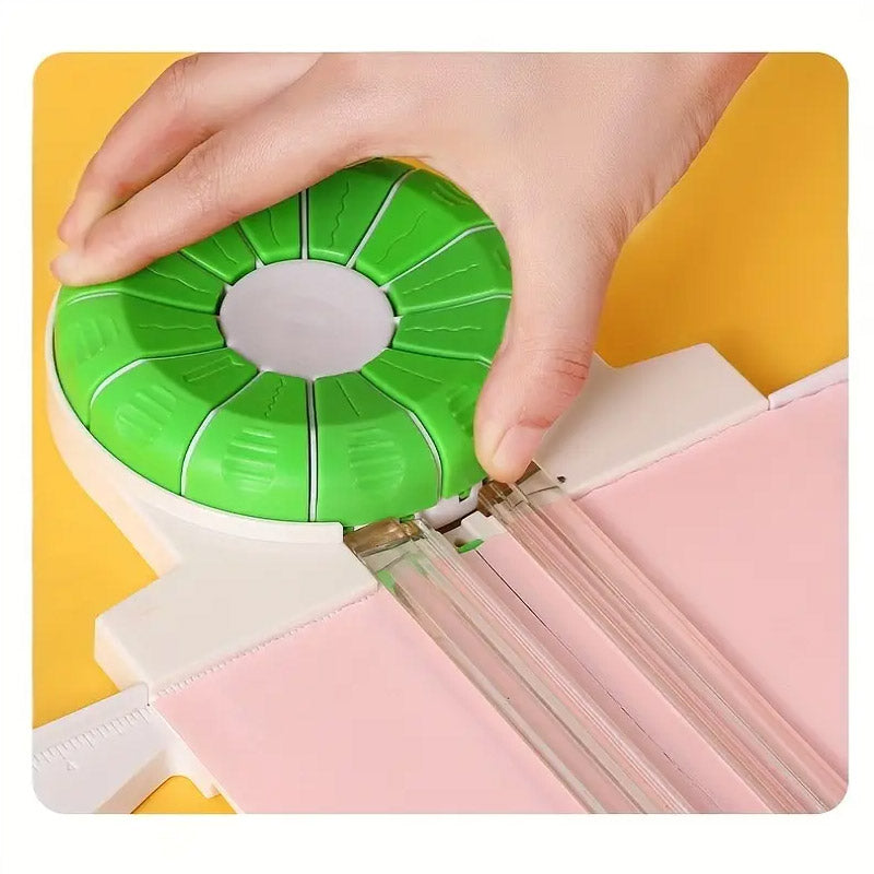 12-in-1 Manual Paper Cutter with 360° Rotating Head