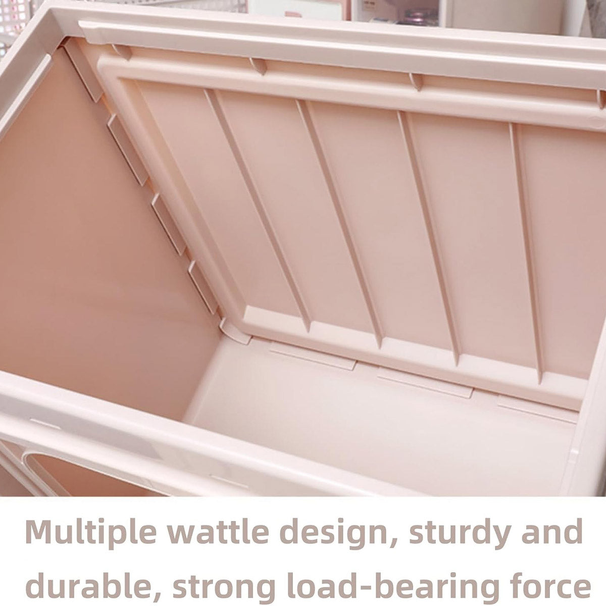 Transparent Stackable Drawer Storage Box for Shoes and Clothes