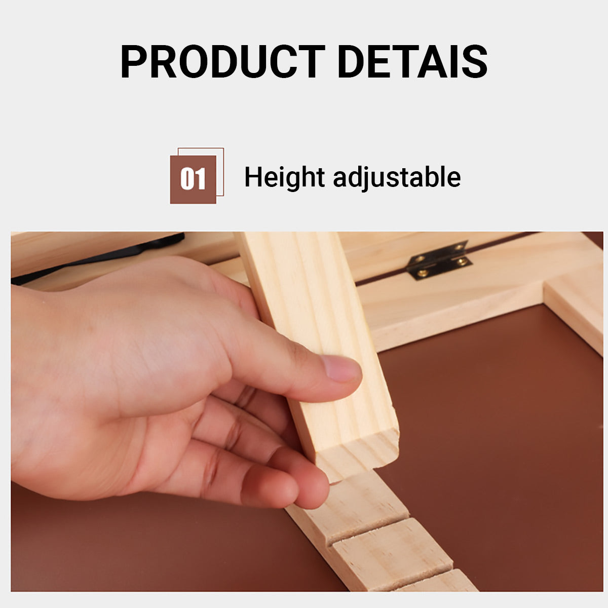 Wooden Adjustable Book Stand Foldable for Reading