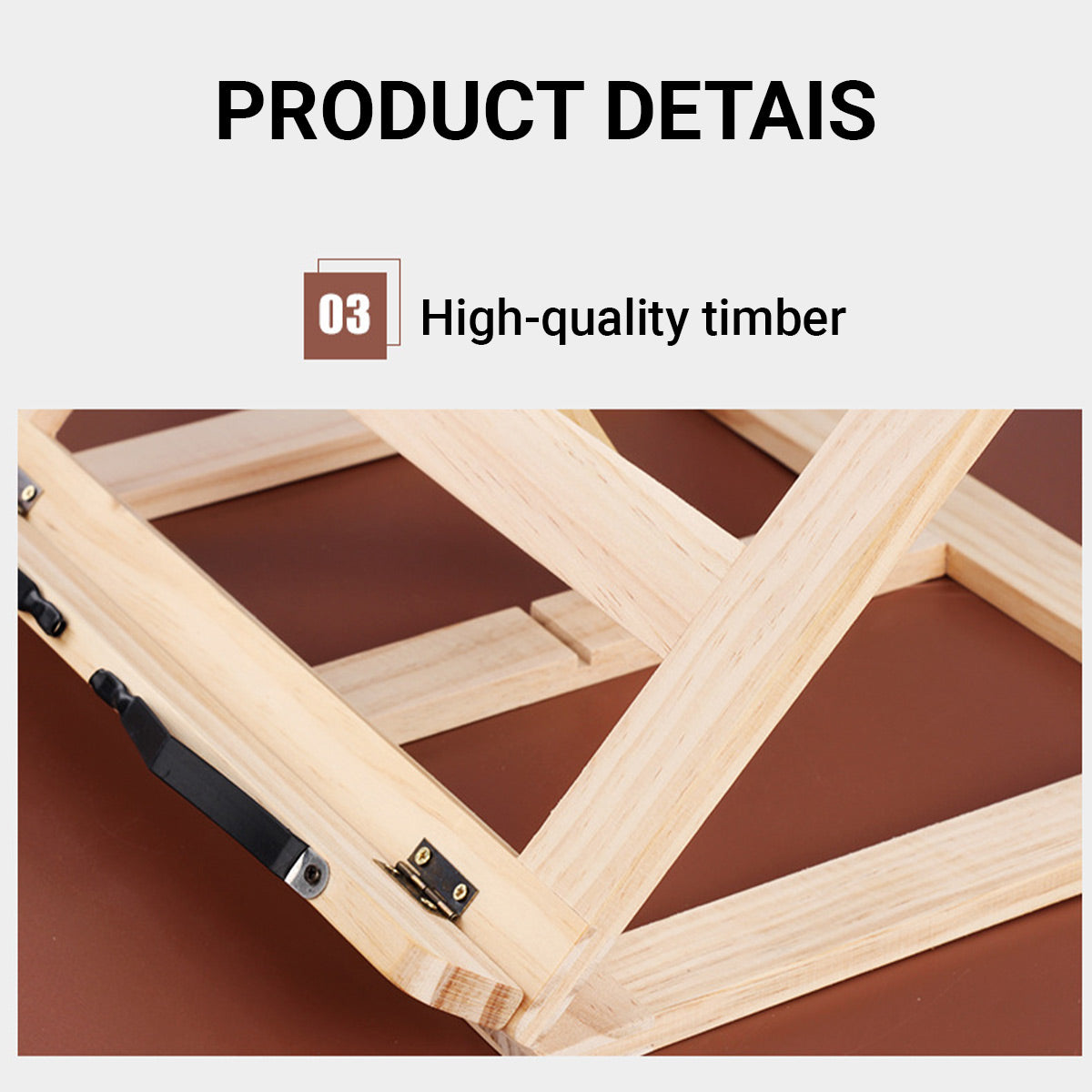 Wooden Adjustable Book Stand Foldable for Reading