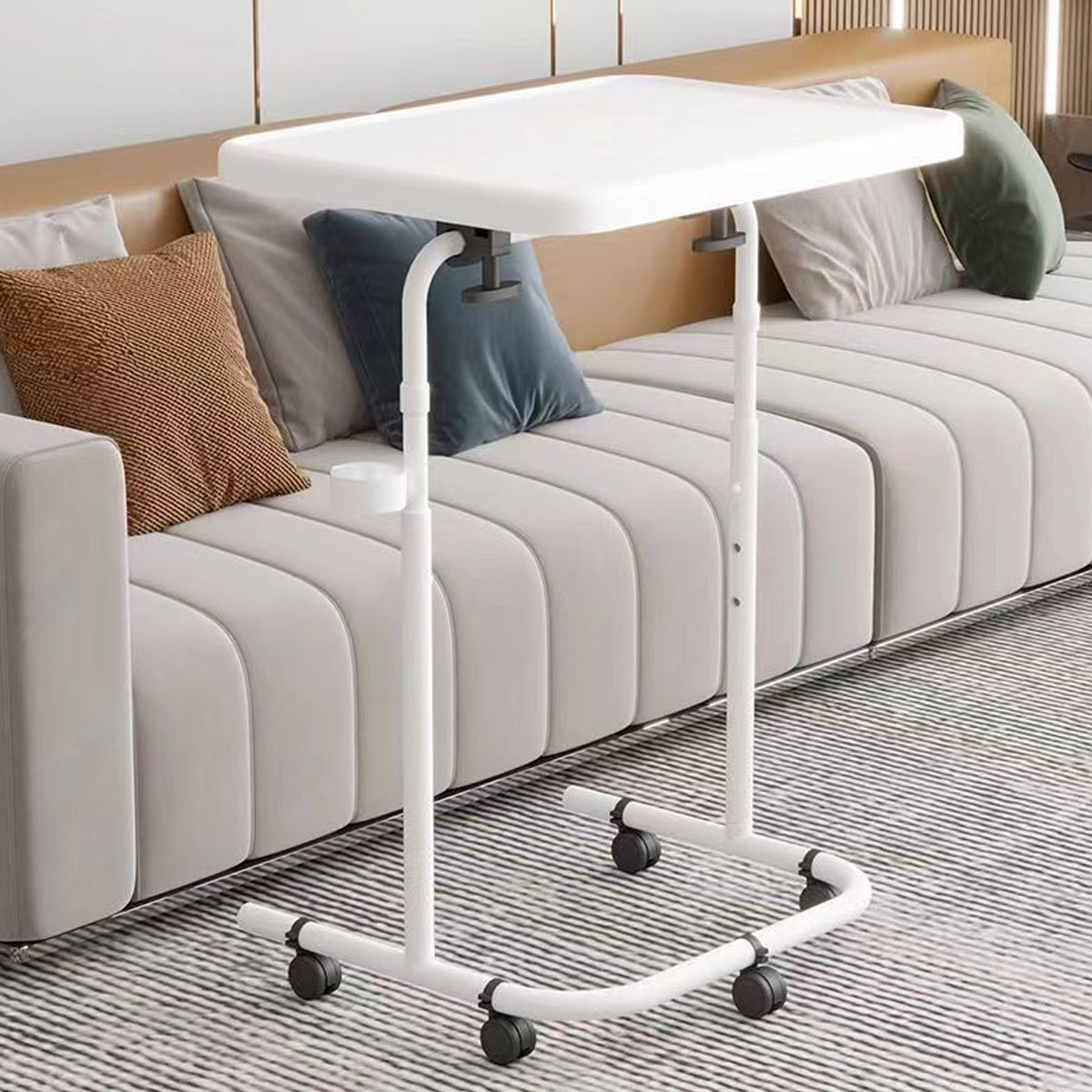 Adjustable Folding Table with Mobile Design and Tilt Desktop