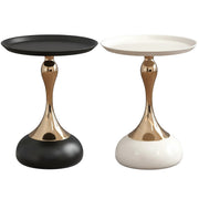 Round Sofa Side Table 41x55 cm with Pedestal