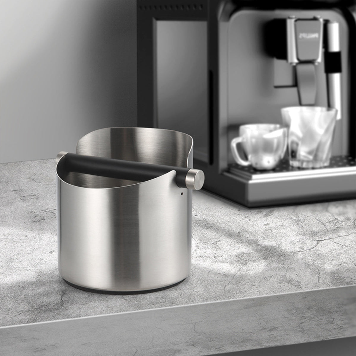Stainless Steel Coffee Knock Box for Espresso