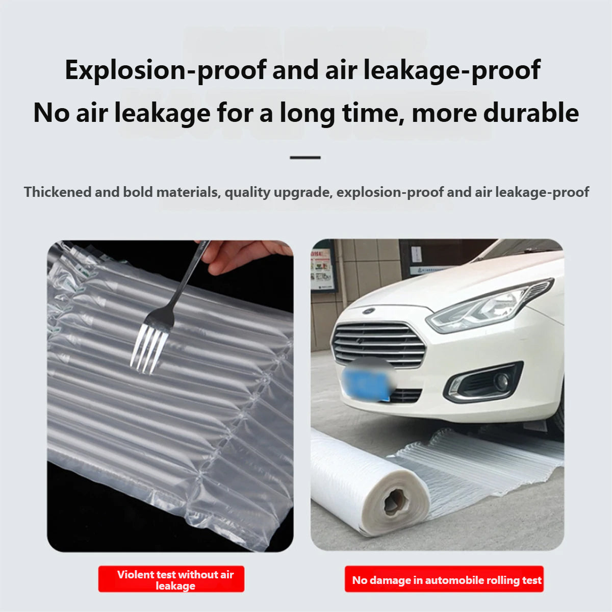 Thickened Bubble Column Cushion Packing Roll