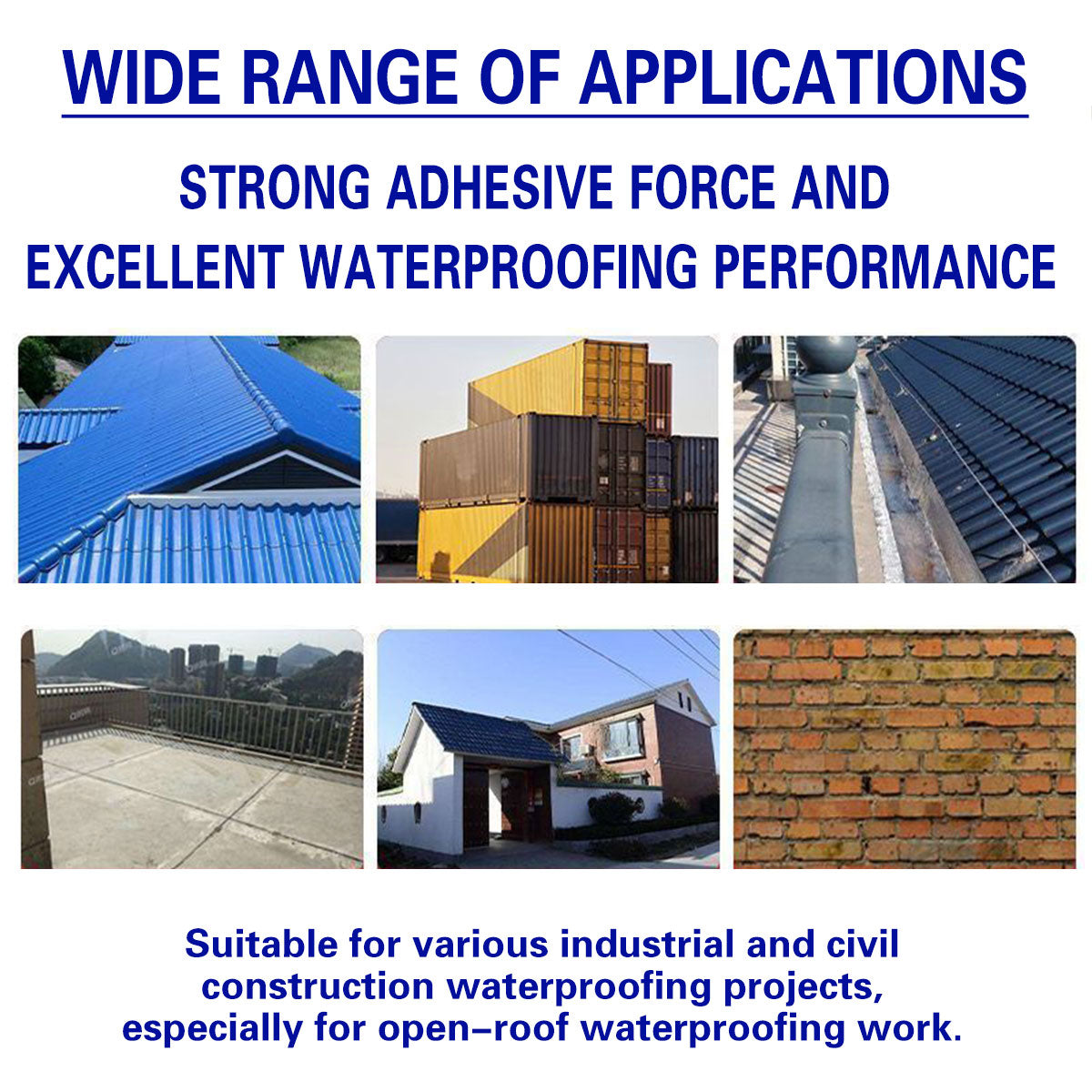 Waterproof Insulation Repair Tape 10/20cm x 5m for Roof Leaks