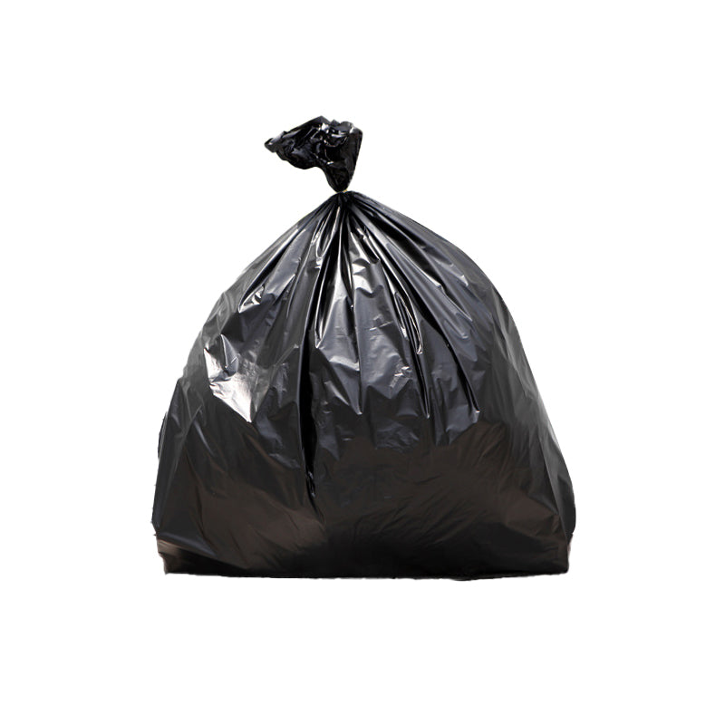 100 Pcs Black Garbage Bags Large Size Heavy Duty Trash Liners