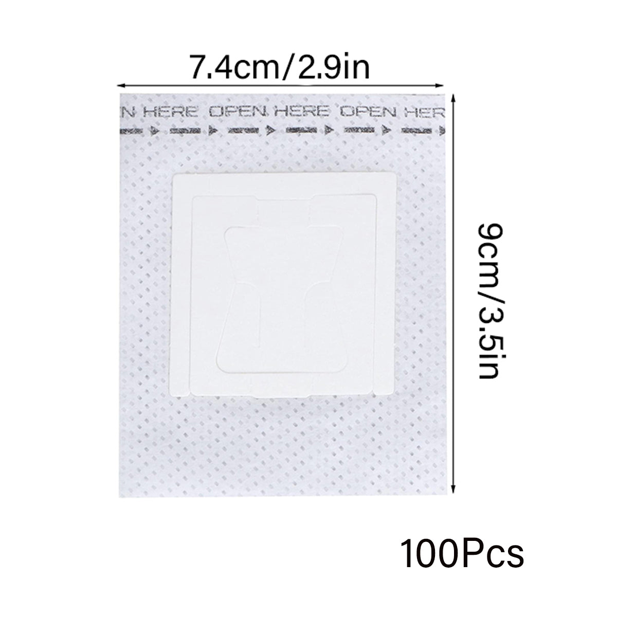 100pcs Hanging Ear Coffee Filter Drip Bags