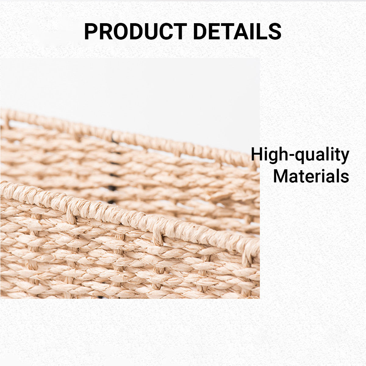 Hand-Woven Paper Rope Magazine Rack