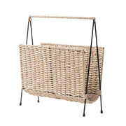 Hand-Woven Paper Rope Magazine Rack