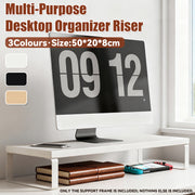 Monitor Stand Riser with Under-Shelf Storage