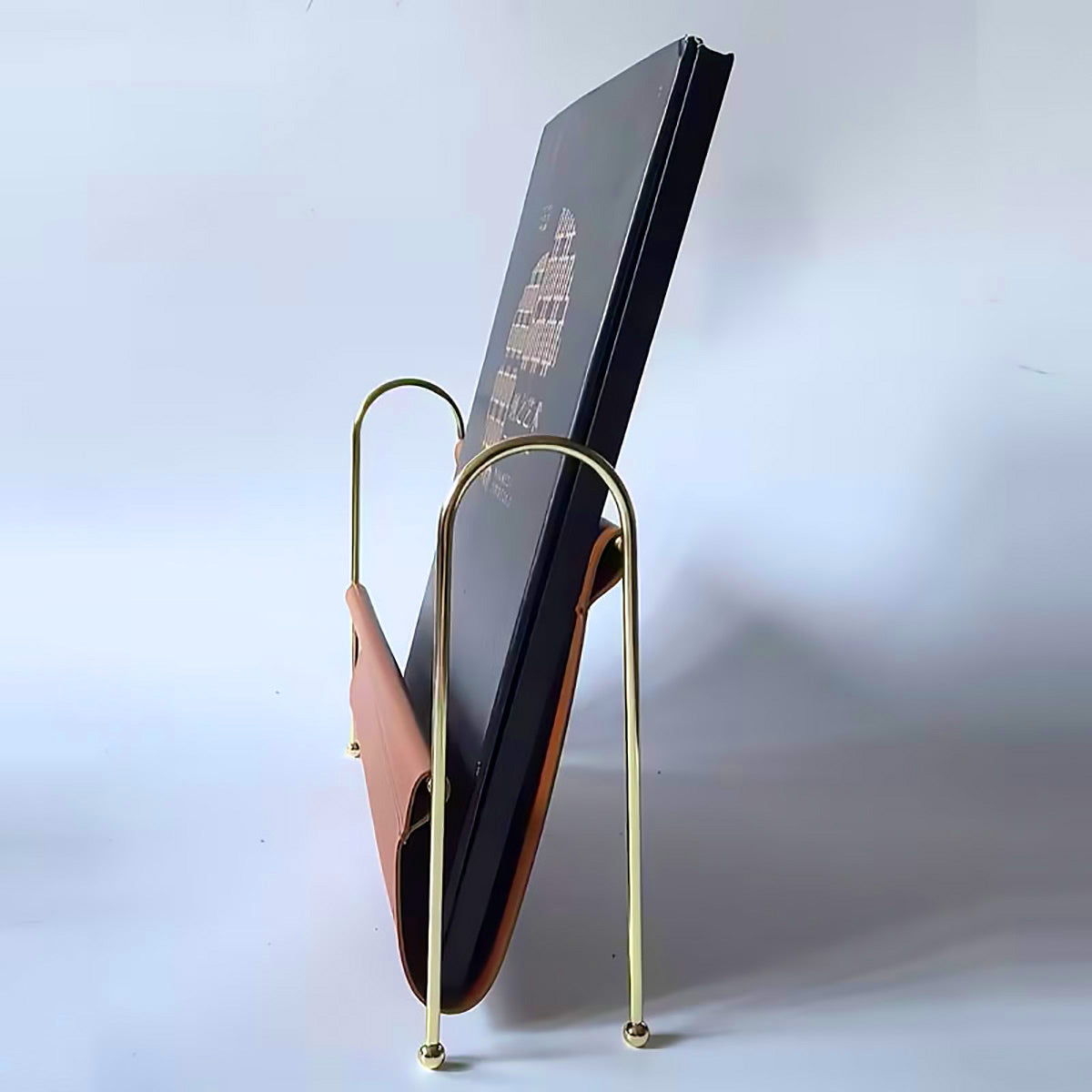 Minimalist Metal Magazine Rack for Home Office