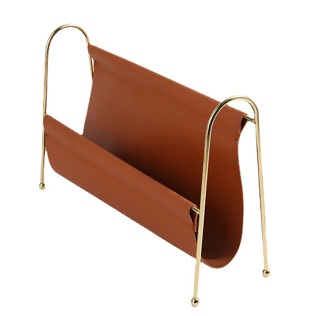 Minimalist Metal Magazine Rack for Home Office