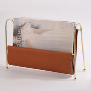 Minimalist Metal Magazine Rack for Home Office