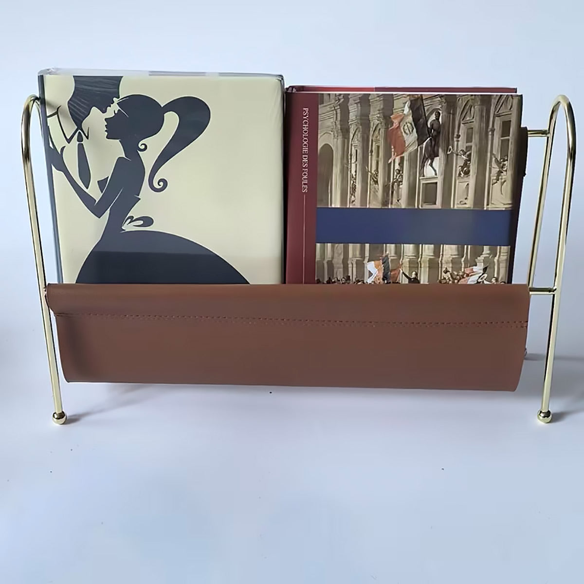 Minimalist Metal Magazine Rack for Home Office