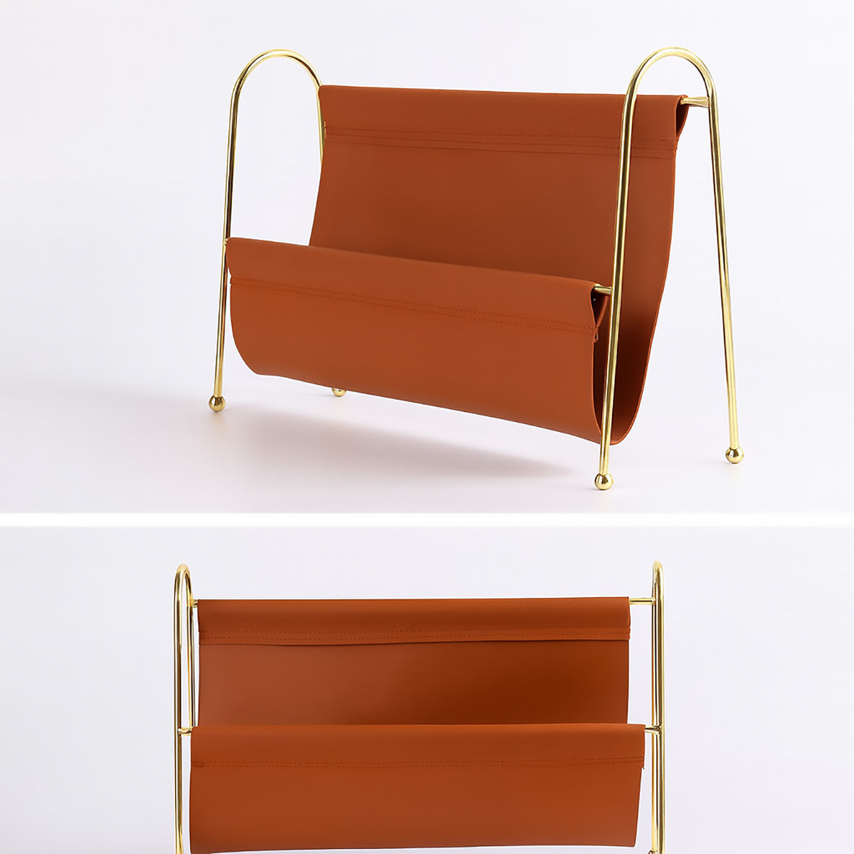 Minimalist Metal Magazine Rack for Home Office