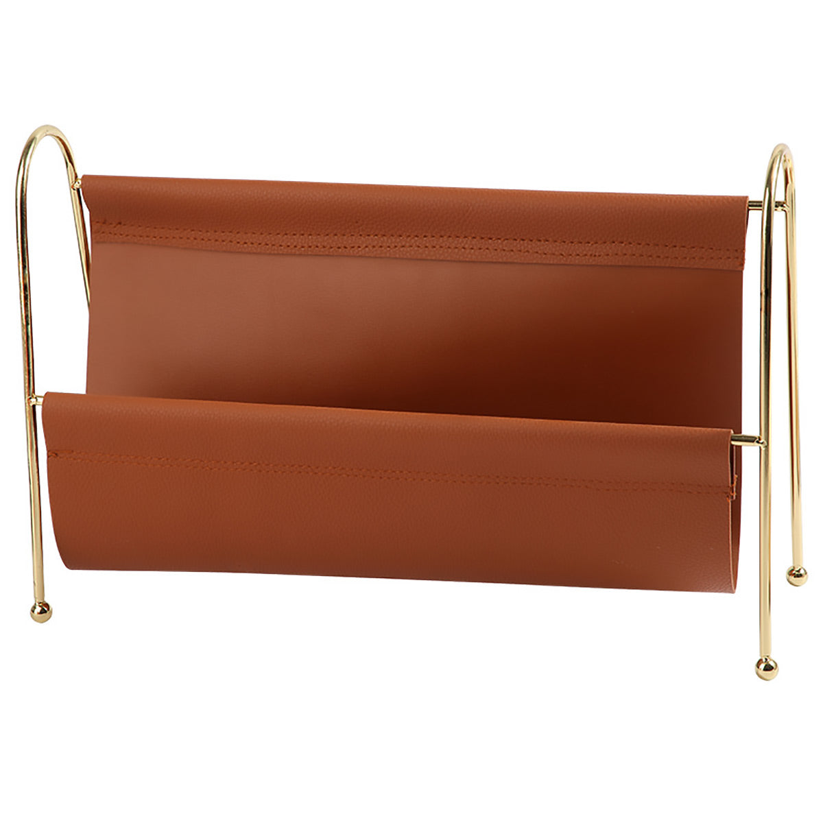 Minimalist Metal Magazine Rack for Home Office
