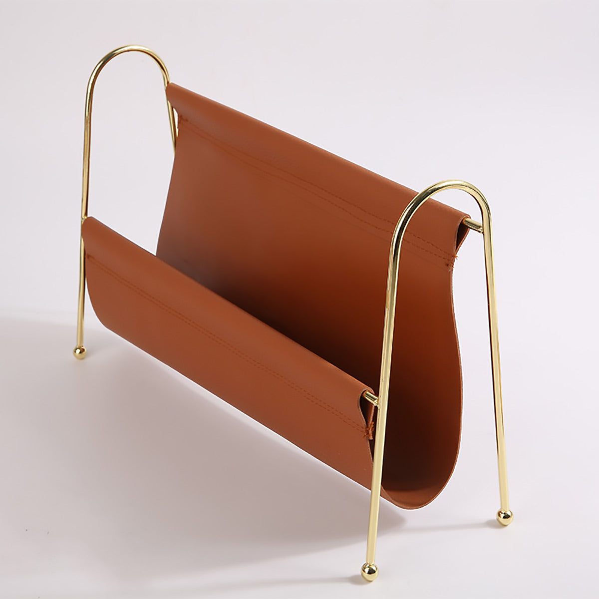 Minimalist Metal Magazine Rack for Home Office