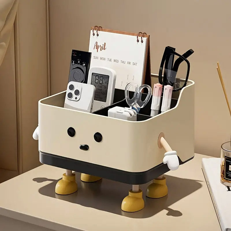 Cartoon Desktop Storage Box with Removable Hands and Feet