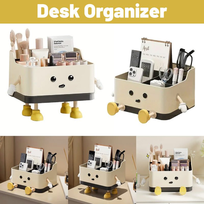 Cartoon Desktop Storage Box with Removable Hands and Feet