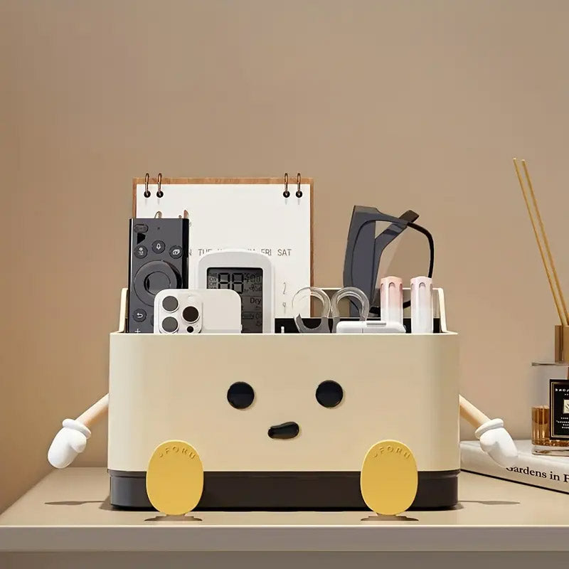 Cartoon Desktop Storage Box with Removable Hands and Feet