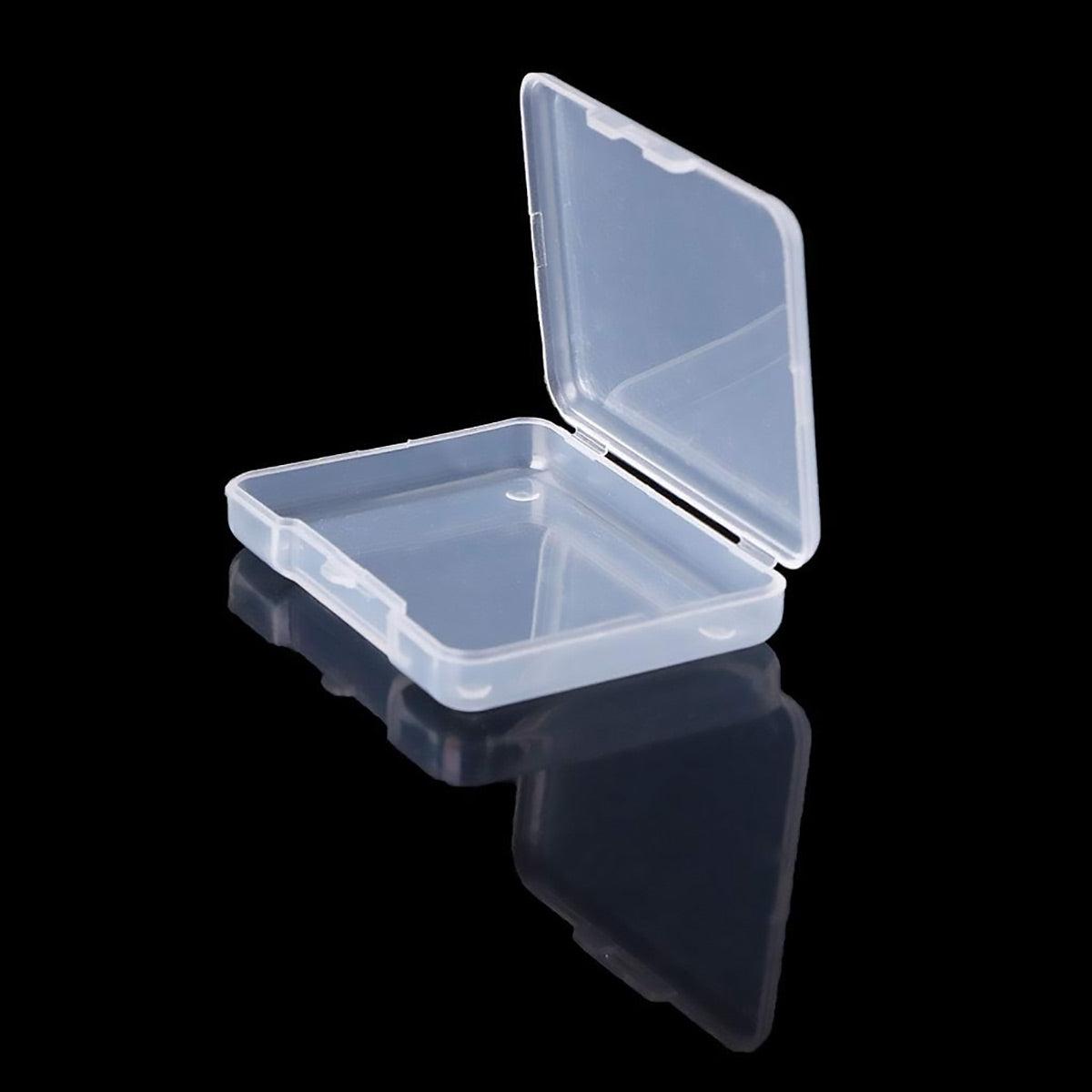 100pcs Clear Plastic Storage Boxes for Parts