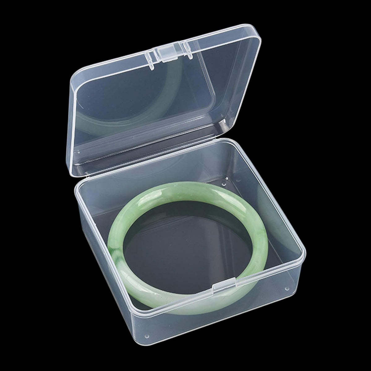 100pcs Clear Plastic Storage Boxes for Parts