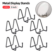 5pcs Metal Display Stands for Plates and Frames