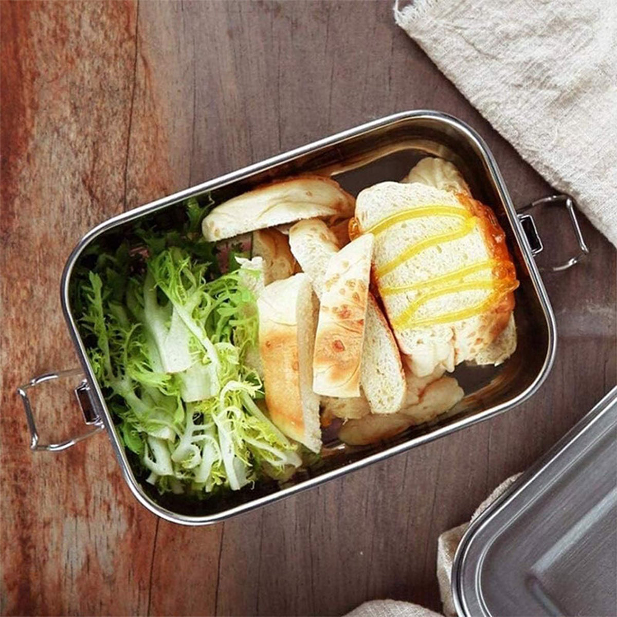 304 Stainless Steel Lunch Box Leakproof Storage