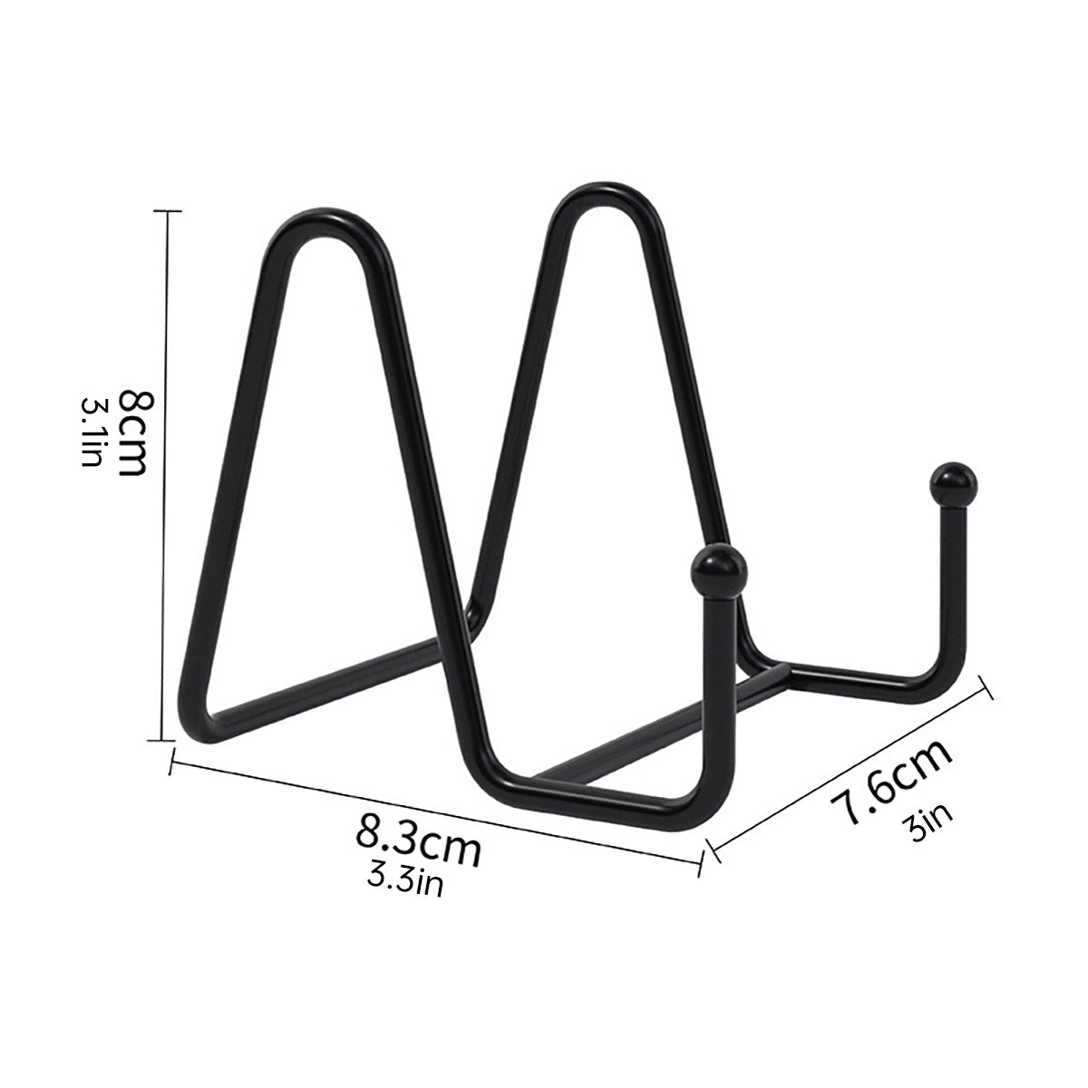 5pcs Metal Display Stands for Plates and Frames