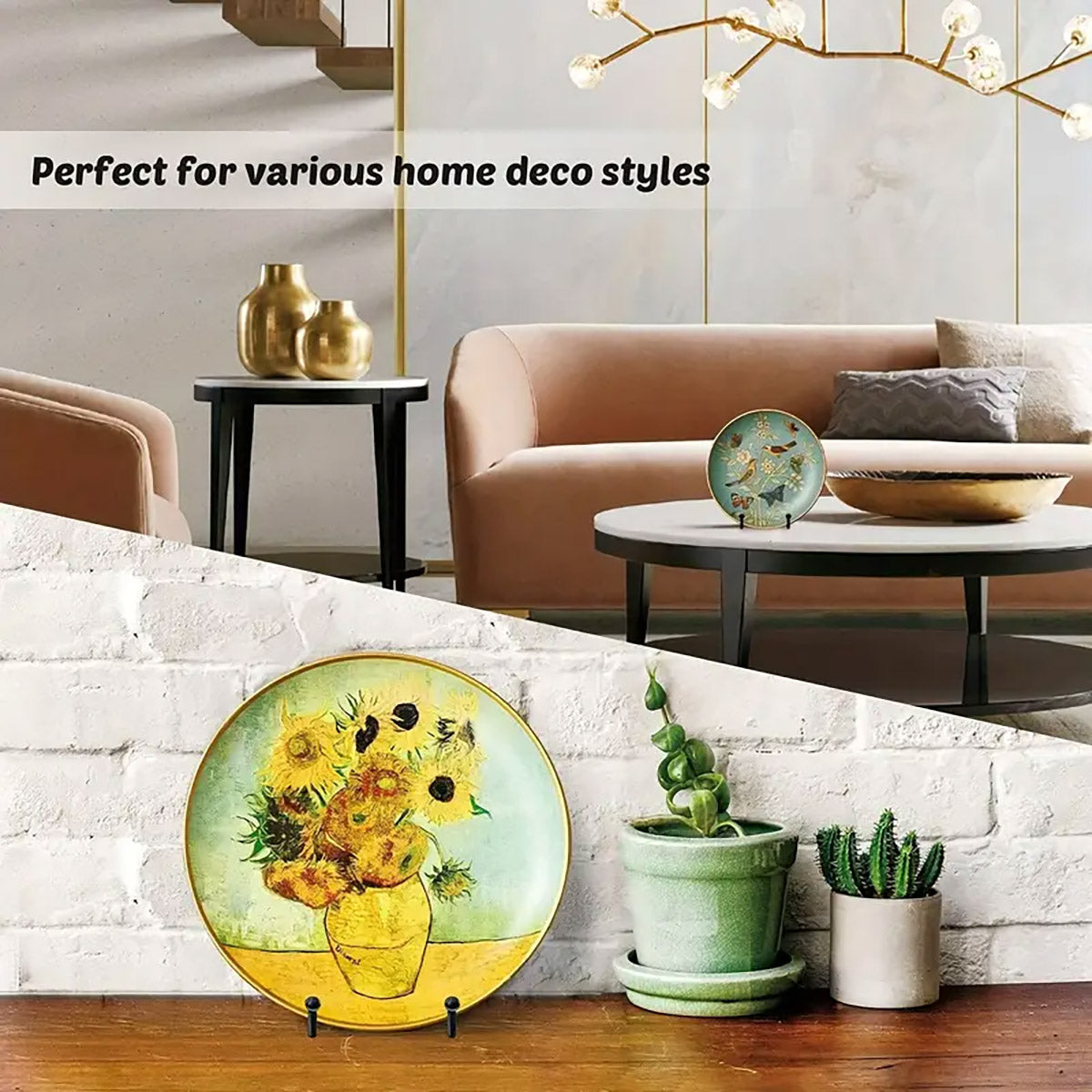5pcs Metal Display Stands for Plates and Frames