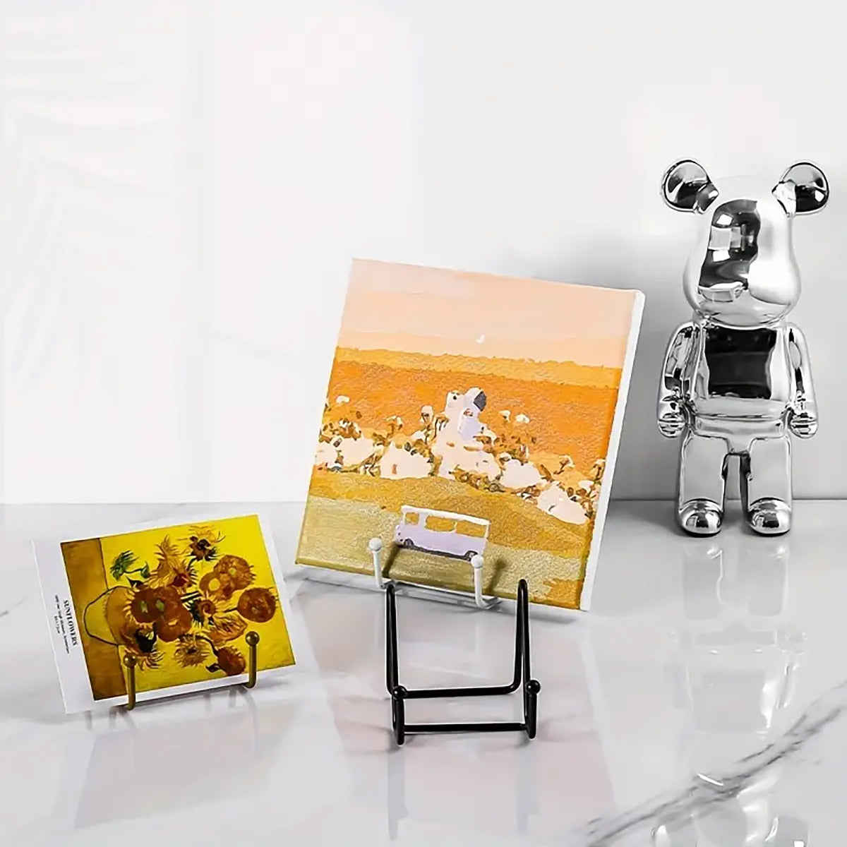 5pcs Metal Display Stands for Plates and Frames