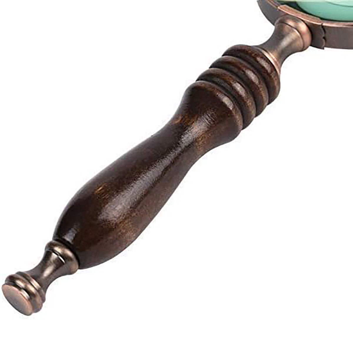 Vintage Handheld Magnifier Ebony Handle 10X Lens