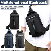 Multi-Function Shoulder Bag with USB Charging Port